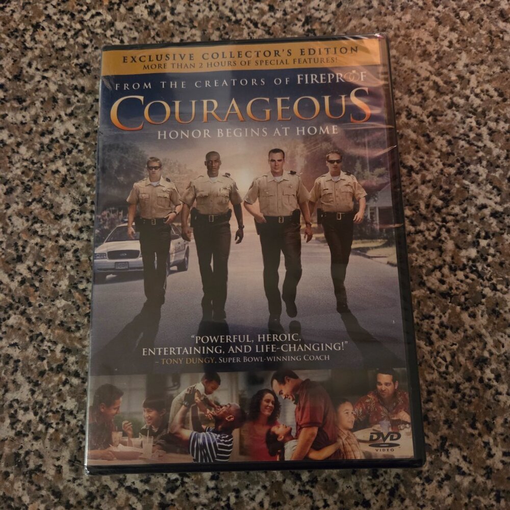 Courageous: Honor Begins at Home DVD Video Collector's Edition NEW